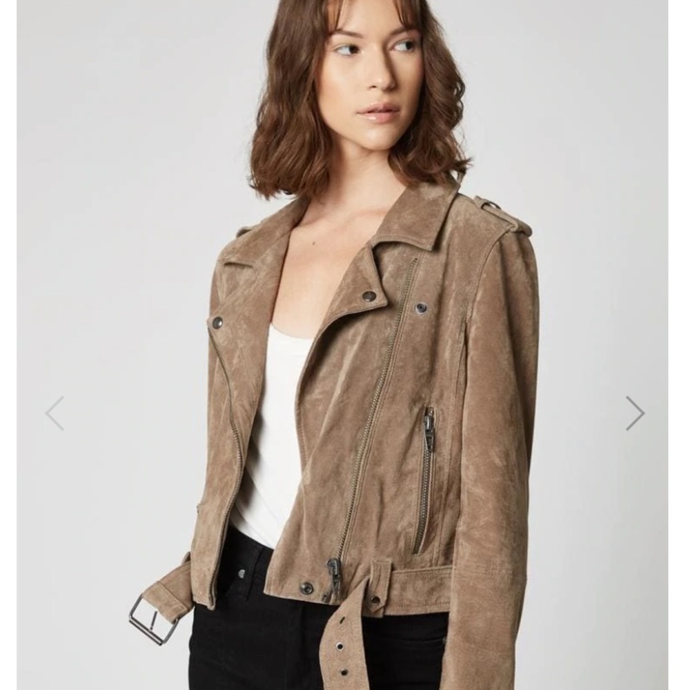 Blank NYC Suede Moto Jacket